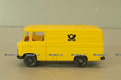 Mercedes L 406 Post, yellow, 12277, Wiking 1:87