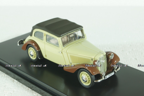Adler Trumpf Junior 2 Doors Open cabrio-limousine 1934-39, EMEU43034C,  ESVAL Model 1:43