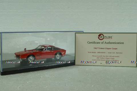 Trident Clipper sport coupe 1967,red, EMEU43035A,  ESVAL Model 1:43