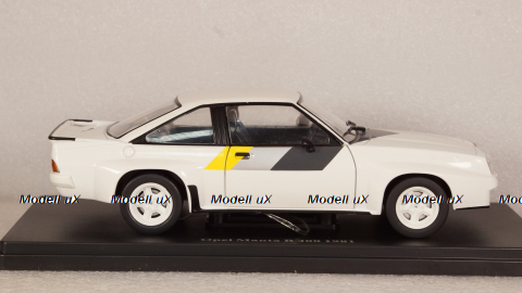 Opel Manta B 400 1981 white/grey/yellow, Hachette 1:24