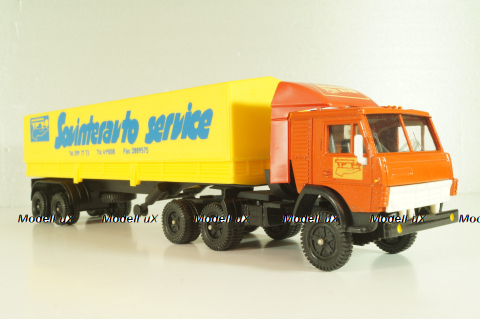 Камаз-5410 с полуприцепом Sovinteravto servise, Арек  1:43