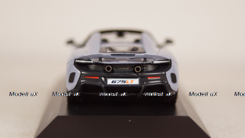 McLaren 675LT Spider 2016, grey, 537154434, Minichamps 1:43