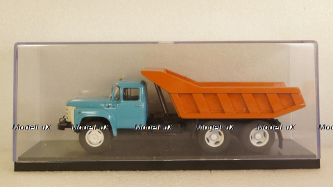 Зил-133 самосвал, опытный  голуб/оранжевый, Алник43 1:43