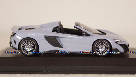McLaren 675LT Spider 2016, grey, 537154434, Minichamps 1:43