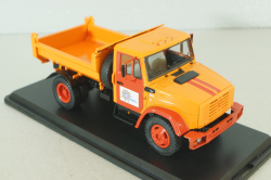 ЯАЗ-210Е Самосвал, темно-оранжевый, SSM1141, SSM 1:43