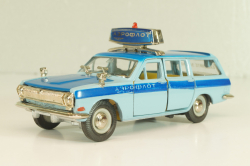 Газ-2402 Волга, синяя, Аэрофлот, Тантал/Радон 1:43