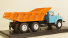 Зил-133 самосвал, опытный  голуб/оранжевый, Алник43 1:43
