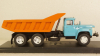 Зил-133 самосвал, опытный  голуб/оранжевый, Алник43 1:43