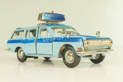 Газ-2402 Волга, синяя, Аэрофлот, Тантал/Радон 1:43