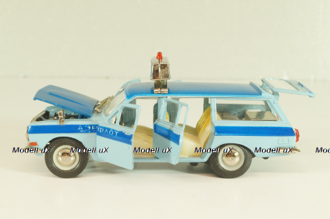 Газ-2402 Волга, синяя, Аэрофлот, Тантал/Радон 1:43