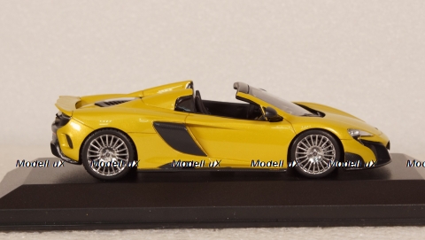 McLaren 675LT Spider  2016 solis yellow, Minichamps 1:43