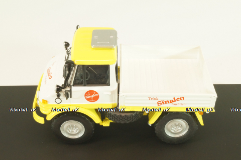 Mercedes-Benz Unimog 406 "Sinalco" 1971, yellow/white, 03153, Schuco 1:43