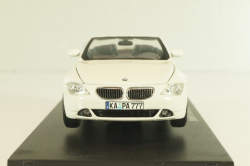 BMW 645Ci Convertible (E64) 2003, white, 03511S, Kyosho 1:43