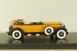 Packard 733 Standart 8, orange/black, 44633, Neo 1:43