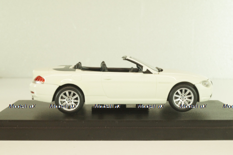 BMW 645Ci Convertible (E64) 2003, white, 03511S, Kyosho 1:43