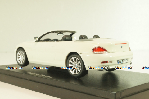 BMW 645Ci Convertible (E64) 2003, white, 03511S, Kyosho 1:43