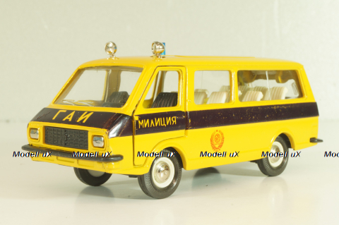 Раф-2203, Милиция ГАИ, июнь 1988г. , Тантал/Радон 1:43 Новый!