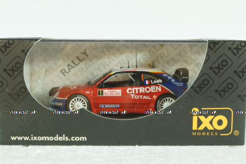 Citroen Xsara WRC #1 winner Rally Monte Carlo 2005 Loeb/Elena with night lights, RAM167, IXO 1:43