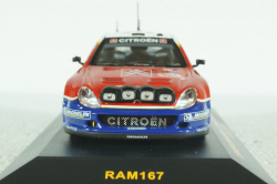Citroen Xsara WRC #1 winner Rally Monte Carlo 2005 Loeb/Elena with night lights, RAM167, IXO 1:43