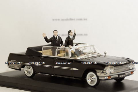 Газ-21 Волга кабриолет бежево/бордовый, Алник43 1:43