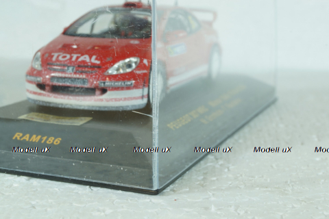 Peugeot 307 WRC Winner Rallye Finnland 2004 Grönholm/Rautiainen, RAM186, IXO 1:43