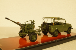 Уаз-469А с зениткой ЗУ-23-2, TruckTyr 1:43