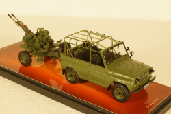 Уаз-469А с зениткой ЗУ-23-2, TruckTyr 1:43