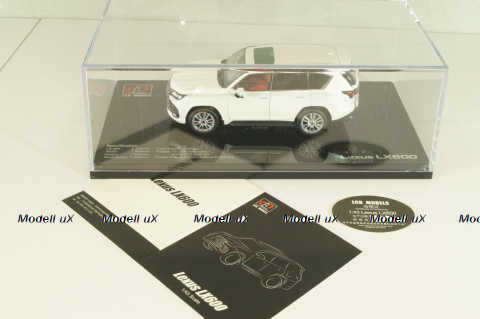 Lexus LX600 2022, White, LCD43013WH, LCD 1:43