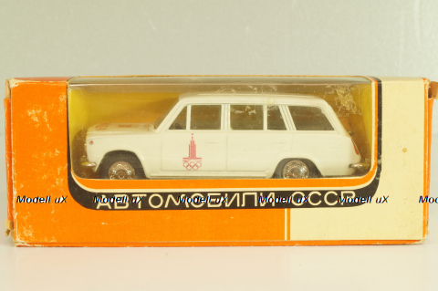 Ваз-2102 А11, бело-серый, Олимпиада 80,  апрель 19..г., Тантал/Радон 1:43