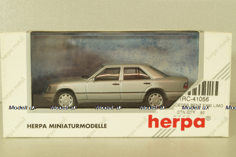 Mercedes-Benz E 320 limousine  (W124), silver, 070072, Herpa 1:43