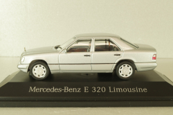 Mercedes-Benz E 320 limousine  (W124), silver, 070072, Herpa 1:43