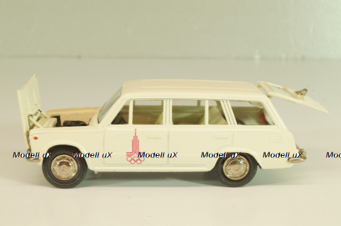 Ваз-2102 А11, кремовый, Олимпиада 80, Тантал/Радон 1:43