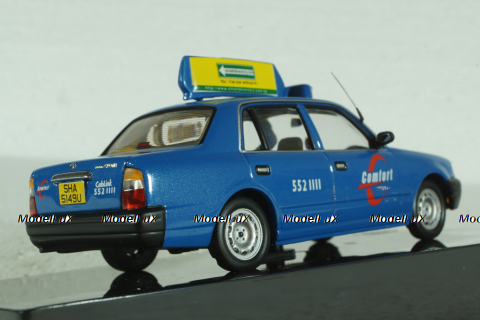 Toyota Crown Taxi 2004, blue, MOC083, IXO 1:43