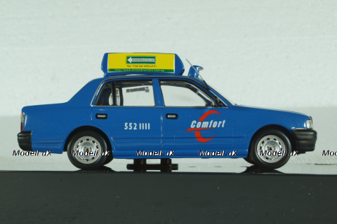 Toyota Crown Taxi 2004, blue, MOC083, IXO 1:43