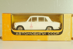 Ваз-2101 А9, белый, Олимпиада 80, Тантал/Радон 1:43
