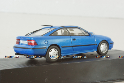 Opel Calibra V6 1993, blue metallic, OPC016, Opel Collection #16 1:43 Уценка!