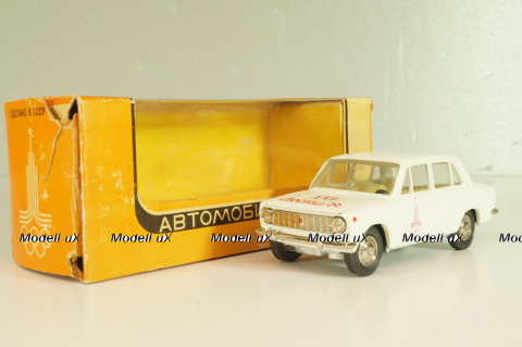 Ваз-2101 А9, белый, Олимпиада 80, Тантал/Радон 1:43