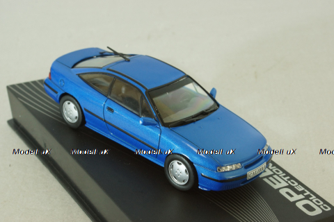 Opel Calibra V6 1993, blue metallic, OPC016, Opel Collection #16 1:43 Уценка!