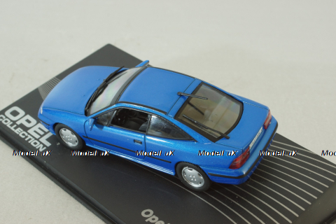 Opel Calibra V6 1993, blue metallic, OPC016, Opel Collection #16 1:43 Уценка!