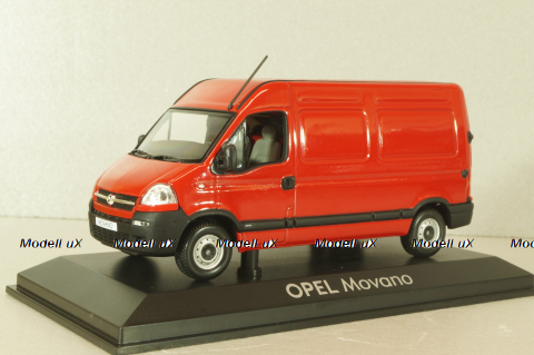 Opel Movano 2003 van hight roof, red, Norev 1:43