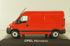 Opel Movano 2003 van hight roof, red, Norev 1:43