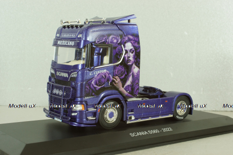 Scania S 560 2022, blue, Truck Tuning Collection #16, Hachette 1:43