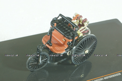 Mercedes Benz Patent Motor car 1886 black, CLC331N, IXO 1:43