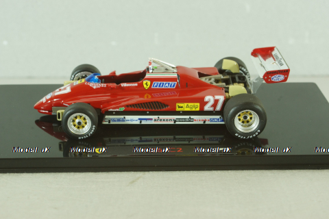 Ferrari 126 C2 Gilles Villeneuve, 2nd Place San Marino GP 1982, N5580, Hot Wheels Elite 1:43