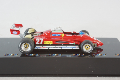 Ferrari 126 C2 Gilles Villeneuve, 2nd Place San Marino GP 1982, N5580, Hot Wheels Elite 1:43
