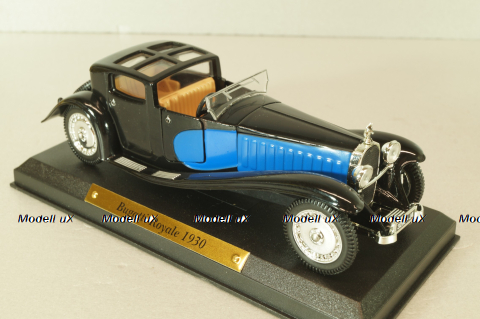 Bugatti Royale 1930, black/blue, Solido 1:43