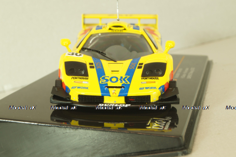 McLaren F1 GTR #30 Super GT Motegi 2002 Okada/Kurosawa, yellow, GTM092, IXO 1:43