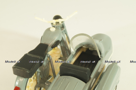 Иж-Юпитер 2-К мотоцикл, серый, Тантал/Радон 1:24