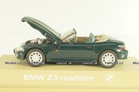 BMW Z3 (E36/7) Cabriolet 1995, green, 80429420386, Schuco 1:43