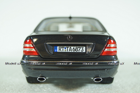 Mercedes S55 AMG (V220), 2002, grey, B66040686, Norev 1:18
